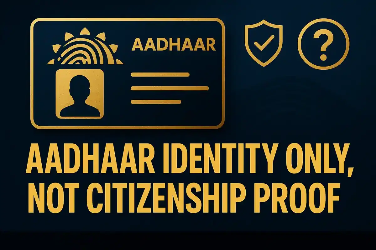 ਆਧਾਰ ਨਾਗਰਿਕਤਾ ਜਾਂ ਜਨਮ ਮਿਤੀ ਦਾ ਸਬੂਤ ਨਹੀਂ, UIDAI ਨੇ ਫੀਸ ਵਾਧੇ 'ਤੇ ਸਪੱਸ਼ਟ ਕੀਤਾ