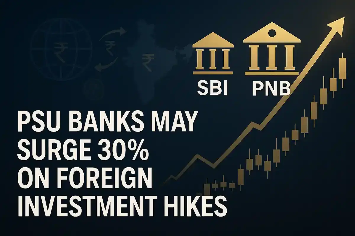 PSU ਬੈਂਕ ਸਟਾਕਾਂ ਵਿੱਚ ਵਾਧੇ ਦੀ ਉਮੀਦ, FII ਸੀਮਾ ਵਧਣ ਦੀ ਸੰਭਾਵਨਾ