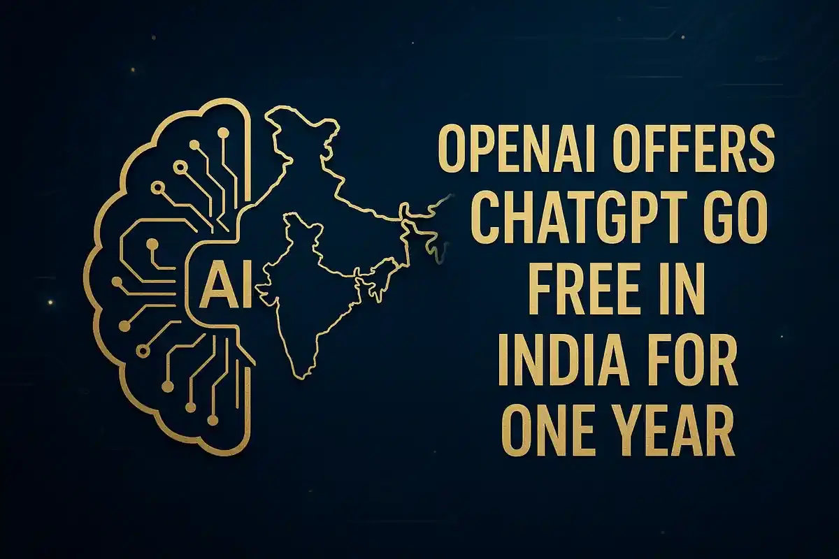 OpenAI ਭਾਰਤ ਵਿੱਚ ChatGPT Go ਇੱਕ ਸਾਲ ਲਈ ਮੁਫਤ ਦੇ ਰਿਹਾ ਹੈ