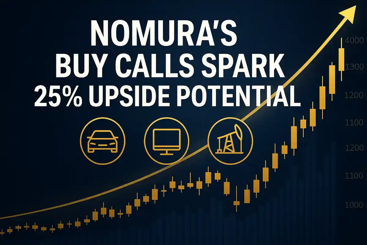 ਨੋਮੂਰਾ ਨੇ ਸੋਨਾ BLW, eClerx, IOCL 'ਤੇ 'Buy' ਦੀ ਸਿਫ਼ਾਰਸ਼ ਕੀਤੀ, 25% ਤੱਕ ਦੇ ਅੱਪਸਾਈਡ ਪੋਟੈਂਸ਼ੀਅਲ ਨਾਲ।