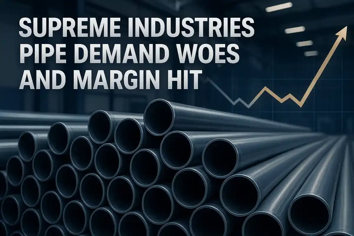 ਸੁਪਰੀਮ ਇੰਡਸਟਰੀਜ਼: ਮੰਗ ਦੀਆਂ ਮੁਸ਼ਕਲਾਂ ਅਤੇ ਐਕੁਆਇਜ਼ੀਸ਼ਨ ਲਾਗਤਾਂ; ਗਾਈਡੈਂਸ ਵਿੱਚ ਕਟੌਤੀ, ਸ਼ੇਅਰ ਵਿੱਚ ਗਿਰਾਵਟ