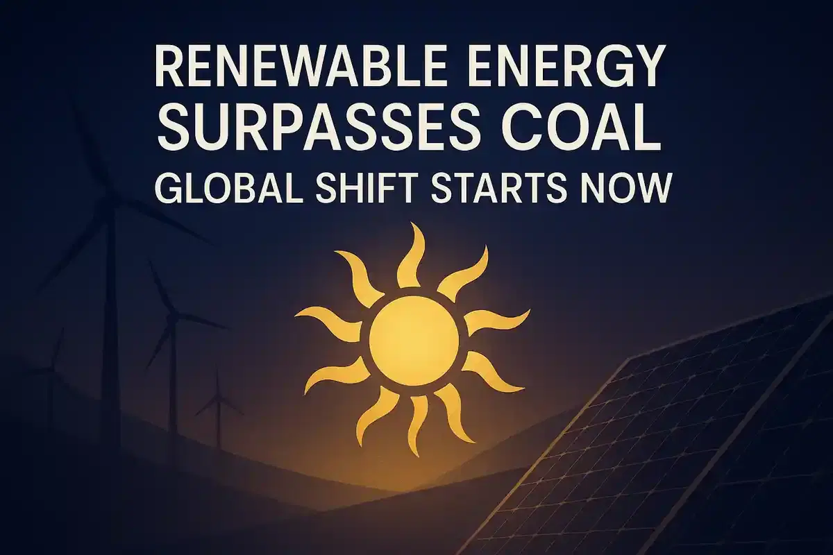 ਰੀਨਿਊਏਬਲ ਐਨਰਜੀ ਨੇ ਵਿਸ਼ਵ ਪੱਧਰ 'ਤੇ ਪਹਿਲੀ ਵਾਰ ਕੋਲ ਪਾਵਰ ਨੂੰ ਪਿੱਛੇ ਛੱਡਿਆ, ਸੋਲਰ ਗਰੋਥ ਤੇਜ਼