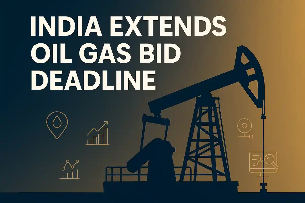 ਭਾਰਤ ਨੇ ਤੇਲ ਅਤੇ ਗੈਸ ਬਿਡ ਦੀ ਆਖਰੀ ਮਿਤੀ ਦਸੰਬਰ 2025 ਤੱਕ ਵਧਾਈ