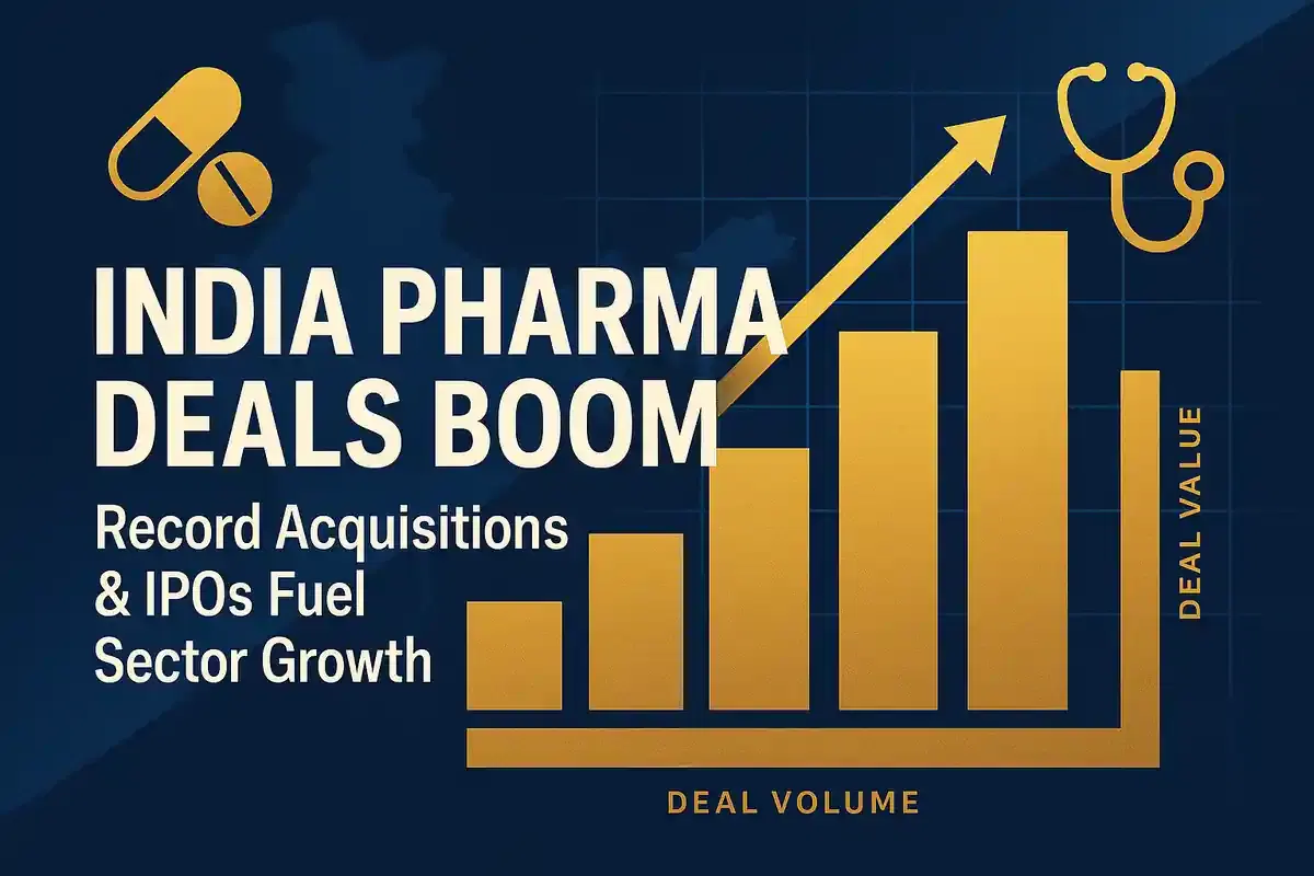 ਫਾਰਮਾ ਅਤੇ ਹੈਲਥਕੇਅਰ ਡੀਲ ਐਕਟੀਵਿਟੀ Q3 ਵਿੱਚ 166% ਵਧੀ, ਵੱਡੀਆਂ ਐਕੁਆਇਰਮੈਂਟਾਂ ਅਤੇ IPOs ਕਾਰਨ