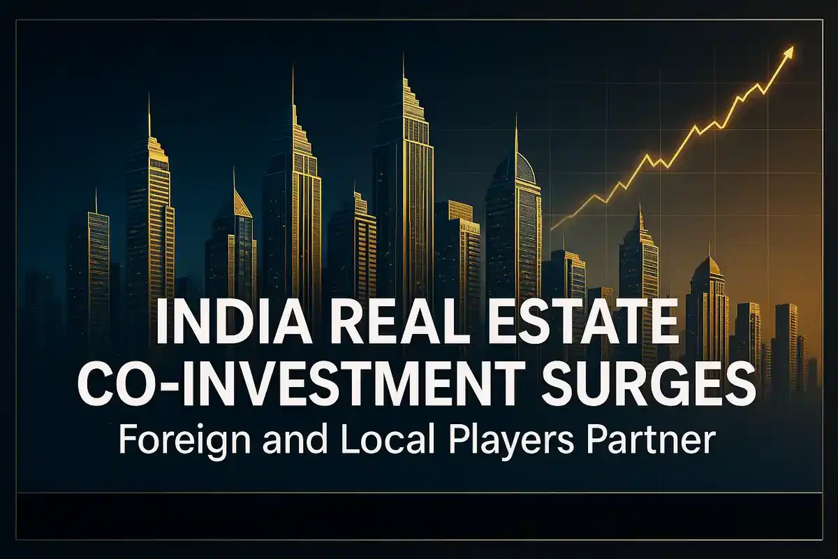 ਗਲੋਬਲ ਅਨਿਸ਼ਚਿਤਤਾ ਦੇ ਵਿਚਕਾਰ ਵਿਦੇਸ਼ੀ ਨਿਵੇਸ਼ਕਾਂ ਨੇ ਭਾਰਤੀ ਰੀਅਲ ਅਸਟੇਟ ਸਹਿ-ਨਿਵੇਸ਼ (Co-Investments) 6.6 ਗੁਣਾ ਵਧਾਏ
