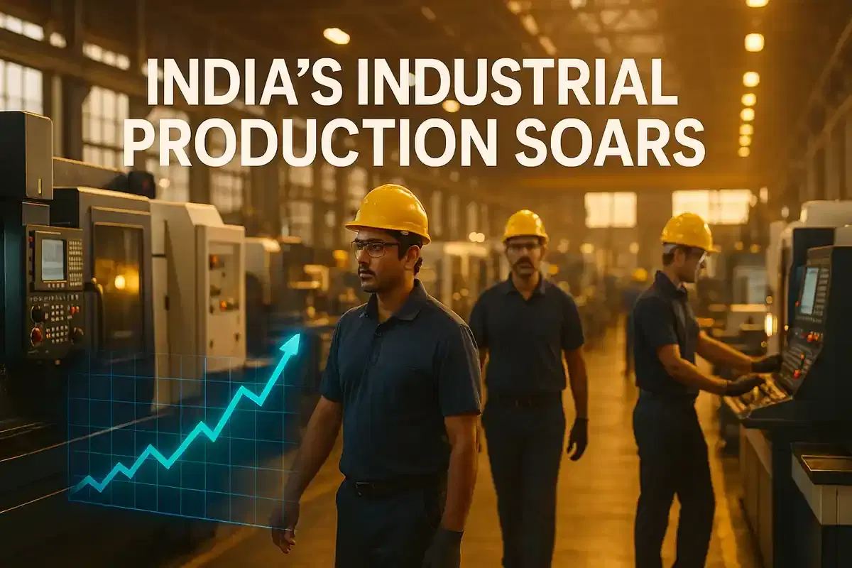 ਸਤੰਬਰ ਵਿੱਚ ਭਾਰਤ ਦਾ ਉਦਯੋਗਿਕ ਉਤਪਾਦਨ 4% 'ਤੇ ਸਥਿਰ, ਨਿਰਮਾਣ ਖੇਤਰ ਦੁਆਰਾ ਸੰਚਾਲਿਤ