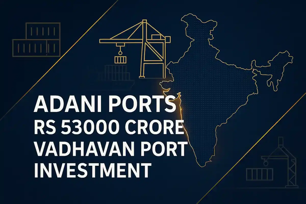 ਅਡਾਨੀ ਪੋਰਟਸ ਨੇ ਵਾਧਵਨ ਪੋਰਟ ਪ੍ਰੋਜੈਕਟਾਂ ਵਿੱਚ 53,000 ਕਰੋੜ ਰੁਪਏ ਦੇ ਨਿਵੇਸ਼ ਦਾ ਇਰਾਦਾ ਜਤਾਇਆ