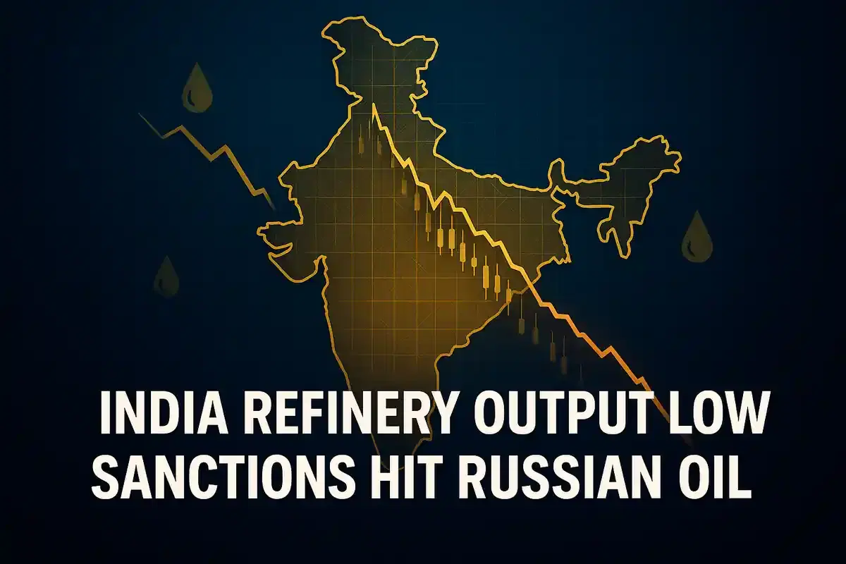 ਰੂਸ 'ਤੇ ਪਾਬੰਦੀਆਂ ਦੀ ਅਨਿਸ਼ਚਿਤਤਾ ਅਤੇ ਤੇਲ ਦੇ ਬਦਲਦੇ ਸਰੋਤਾਂ ਦਰਮਿਆਨ, ਭਾਰਤ ਦੇ ਰਿਫਾਈਨਰੀ ਕਾਰਜ 7 ਮਹੀਨਿਆਂ ਦੇ ਹੇਠਲੇ ਪੱਧਰ 'ਤੇ