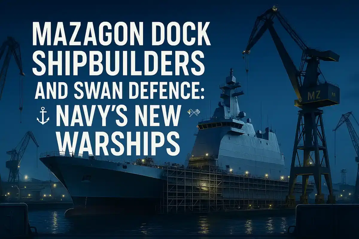 ਸਵਾਨ ਡਿਫੈਂਸ ਅਤੇ ਮਜ਼ਾਗੋਨ ਡੌਕ ਸ਼ਿਪਬਿਲਡਰਜ਼, ਭਾਰਤੀ ਜਲ ਸੈਨਾ ਦੇ ਲੈਂਡਿੰਗ ਪਲੇਟਫਾਰਮ ਡੌਕਸ ਲਈ ਸਾਂਝੇਦਾਰੀ ਕੀਤੀ।