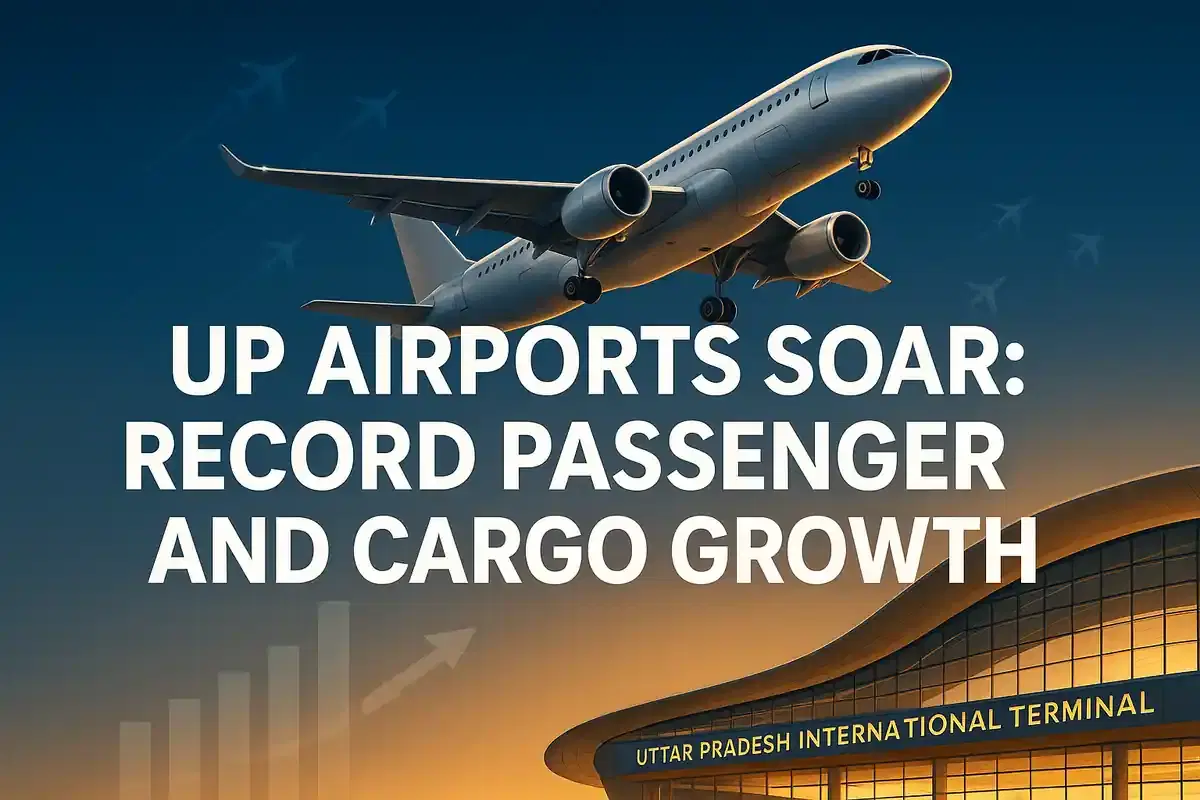 ਉੱਤਰ ਪ੍ਰਦੇਸ਼ ਵਿੱਚ ਹਵਾਈ ਯਾਤਰੀ ਆਵਾਜਾਈ ਅਤੇ ਕਾਰਗੋ ਵਿੱਚ ਵੱਡਾ ਵਾਧਾ