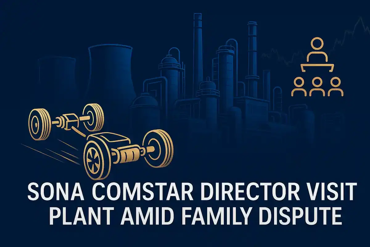 ਵਿਰਾਸਤ ਅਤੇ ਬੋਰਡ ਕੰਟਰੋਲ 'ਤੇ ਪਰਿਵਾਰਕ ਝਗੜੇ ਦੇ ਵਧਣ ਦੌਰਾਨ ਸੋਨਾ ਕਾਮਸਟਾਰ ਡਾਇਰੈਕਟਰ ਦਾ ਪਲਾਂਟ ਦੌਰਾ