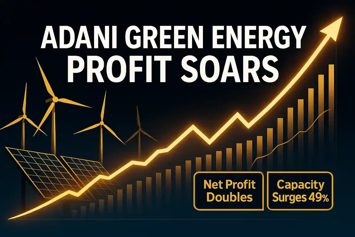 ਅਡਾਨੀ ਗ੍ਰੀਨ ਐਨਰਜੀ ਦਾ Q2FY26 ਵਿੱਚ ਕੈਪੈਸਿਟੀ ਗ੍ਰੋਥ ਕਾਰਨ ਨੈੱਟ ਪ੍ਰਾਫਿਟ ਦੁਗਣਾ ਹੋਇਆ
