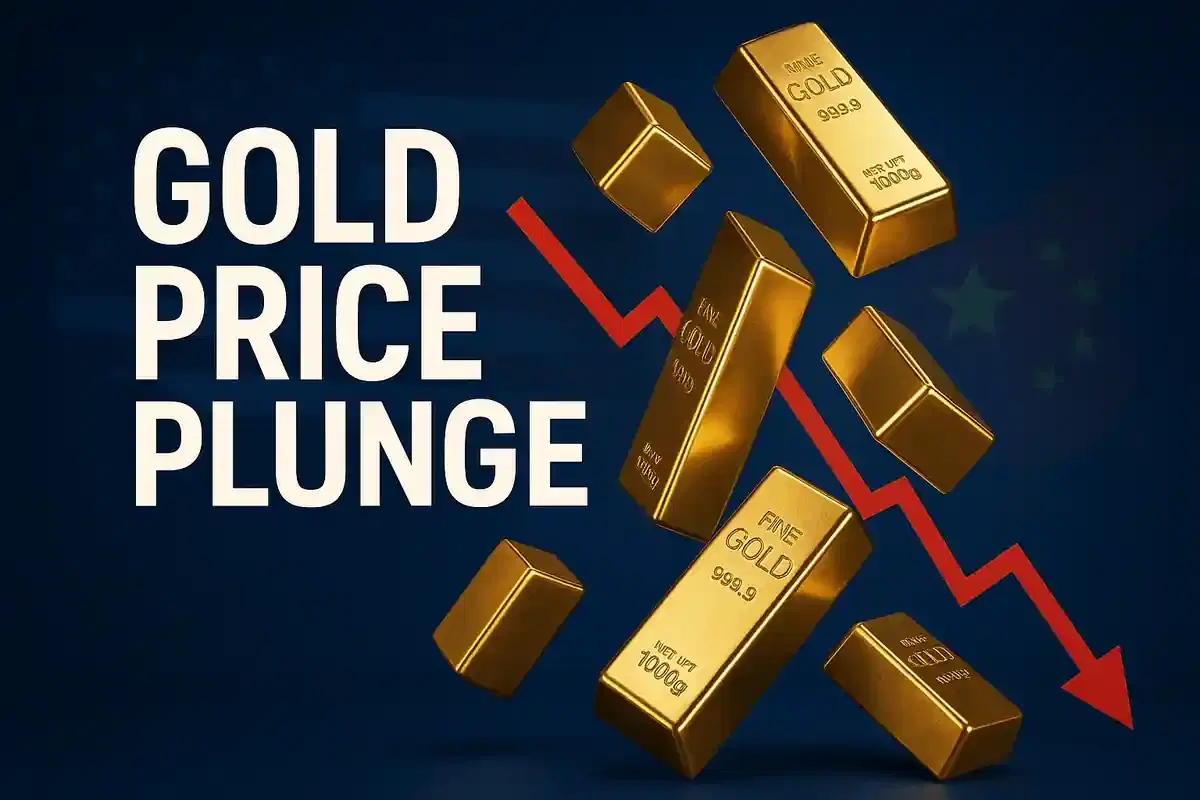 Gold and Silver Prices Plunge Sharply Amid Easing Trade Tensions