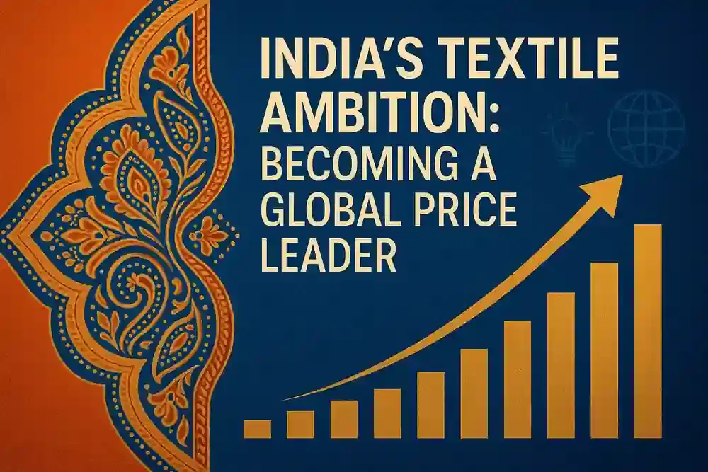 ਭਾਰਤ ਗਲੋਬਲ ਕਾਸਟ ਰੋਡਮੈਪ ਨਾਲ ਟੈਕਸਟਾਈਲ ਮੁਕਾਬਲੇਬਾਜ਼ੀ ਵਧਾਉਣ ਲਈ ਤਿਆਰ।