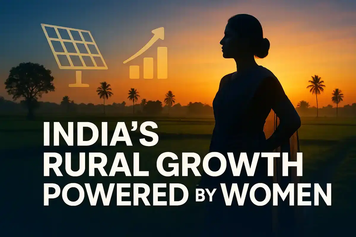 ਔਰਤਾਂ ਦੇ ਉੱਦਮ ਅਤੇ ਨਵਿਆਉਣਯੋਗ ਊਰਜਾ ਭਾਰਤ ਦੇ ਦਿਹਾਤੀ ਆਰਥਿਕ ਵਿਕਾਸ ਲਈ ਮੁੱਖ ਹਨ