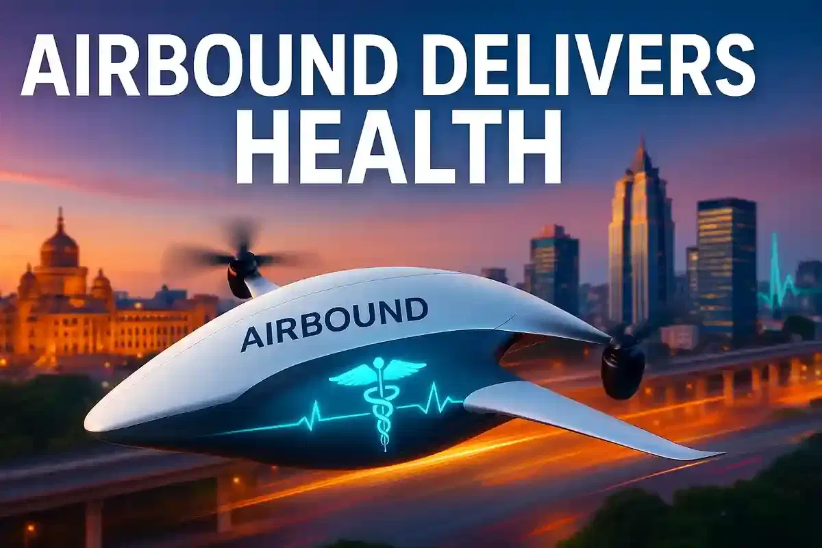 ਬੈਂਗਲੁਰੂ ਸਟਾਰਟਅੱਪ ਏਅਰਬਾਊਂਡ, ਤੇਜ਼ ਮੈਡੀਕਲ ਡਿਲੀਵਰੀ ਲਈ ਐਡਵਾਂਸਡ ਡਰੋਨ ਟੈਕਨਾਲੋਜੀ ਲੈ ਕੇ ਆਵੇਗਾ