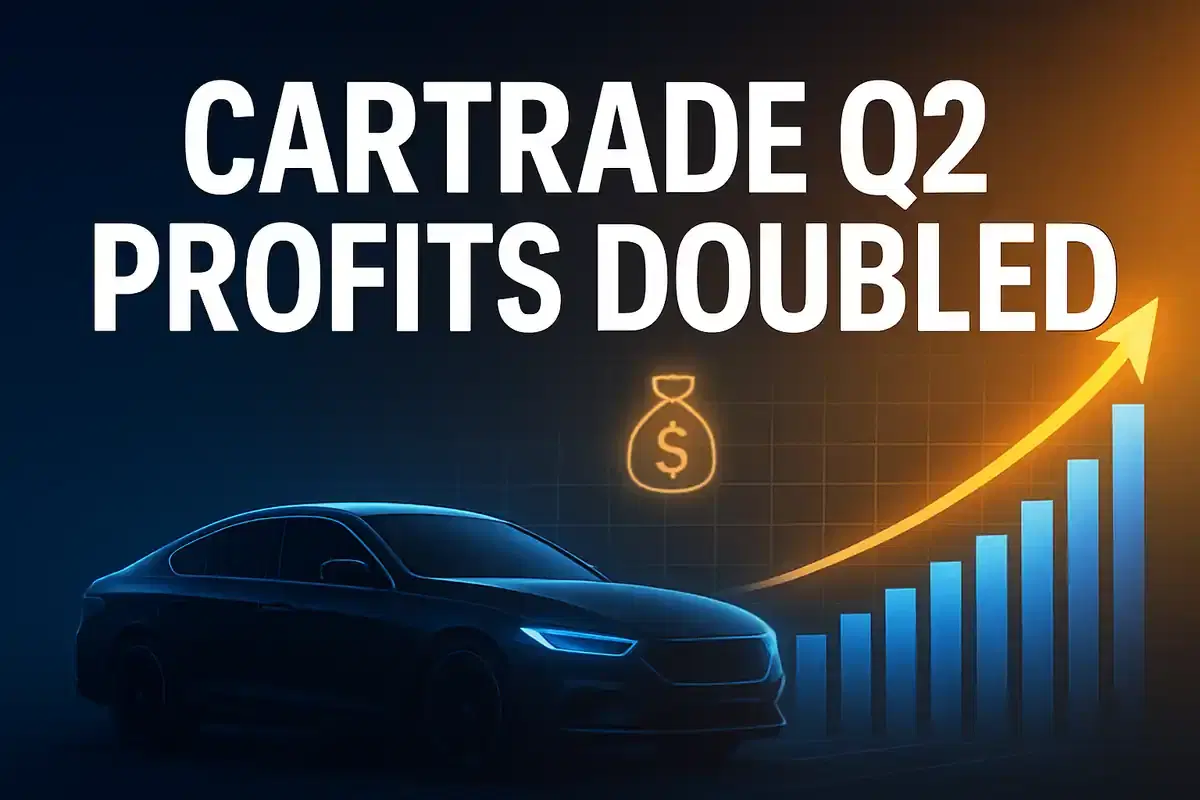 CarTrade ਦੇ Q2 ਮੁਨਾਫੇ 'ਚ ਮਜ਼ਬੂਤ ਆਮਦਨ ਵਾਧੇ ਕਾਰਨ ਦੁੱਗਣੇ ਤੋਂ ਵੱਧ ਦਾ ਵਾਧਾ