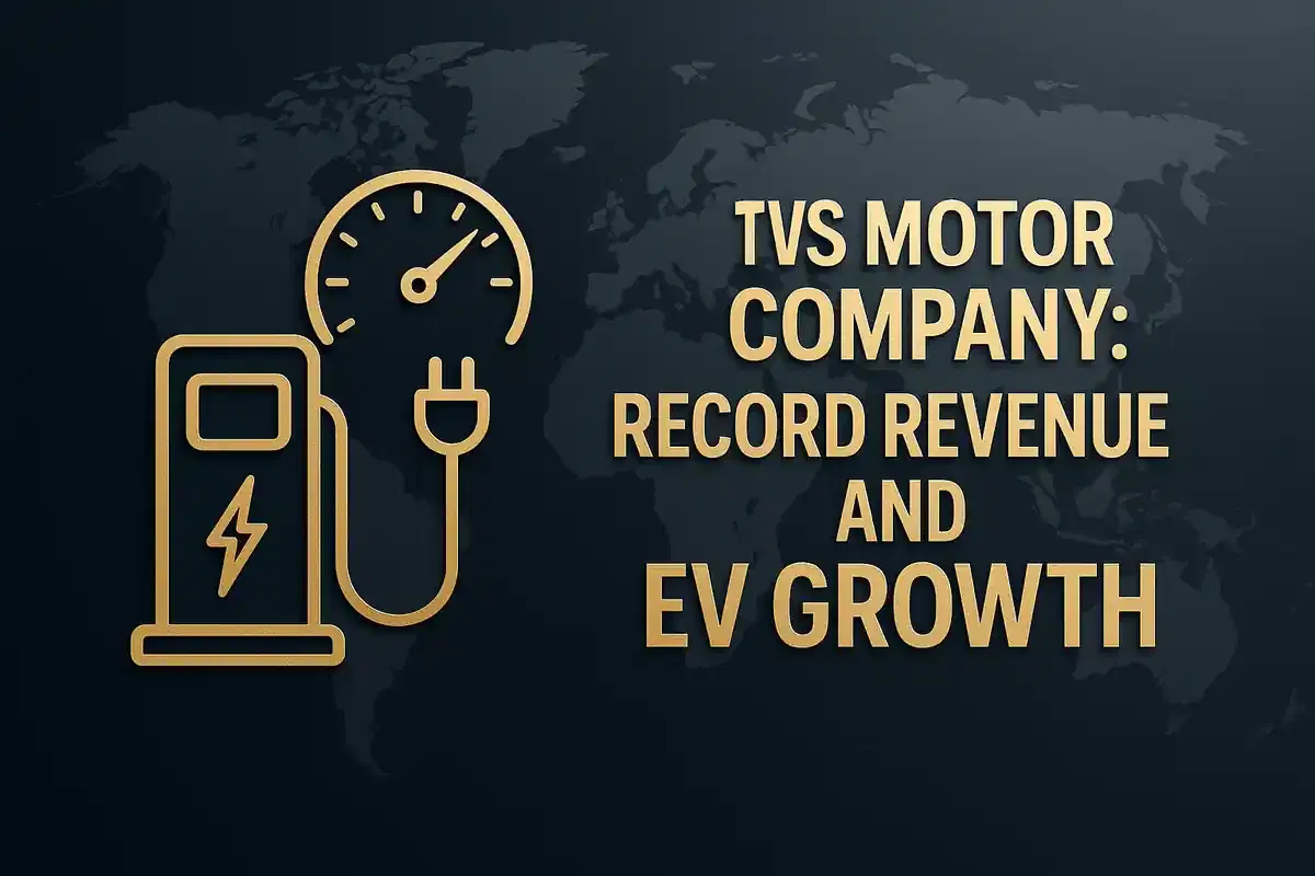 TVS ਮੋਟਰ ਨੇ ਜ਼ਬਰਦਸਤ EV ਵਿਕਾਸ ਅਤੇ ਬਰਾਮਦਾਂ ਨਾਲ ਰਿਕਾਰਡ ਤਿਮਾਹੀ ਮਾਲੀਆ ਪ੍ਰਾਪਤ ਕੀਤਾ।