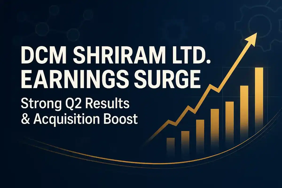 DCM Shriram Shares Jump Over 7% on Strong September Quarter Earnings and Strategic Acquisitions