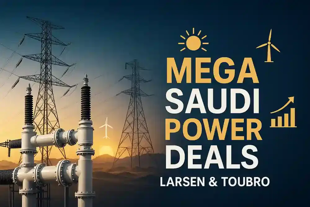 ਲਾਰਸਨ & ਟੂਬਰੋ ਨੂੰ ਸਾਊਦੀ ਅਰਬ ਵਿੱਚ ਪਾਵਰ ਗ੍ਰਿਡ ਦੇ 5,000 ਕਰੋੜ ਰੁਪਏ ਤੱਕ ਦੇ ਵੱਡੇ ਆਰਡਰ ਮਿਲੇ