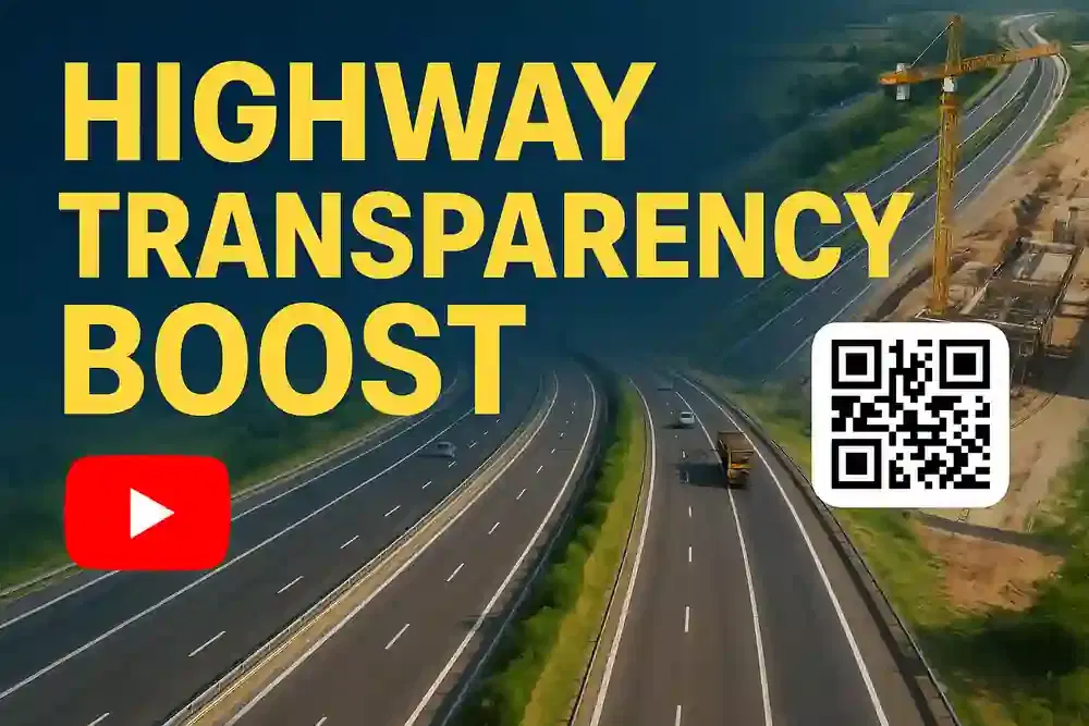 NHAI ਅਤੇ ਡਿਵੈਲਪਰਾਂ ਲਈ ਹਾਈਵੇਅ ਪ੍ਰੋਜੈਕਟਾਂ 'ਤੇ ਜਨਤਕ ਫੀਡਬੈਕ ਲੈਣ ਲਈ YouTube ਚੈਨਲ ਲਾਜ਼ਮੀ - ਸਰਕਾਰੀ ਹੁਕਮ