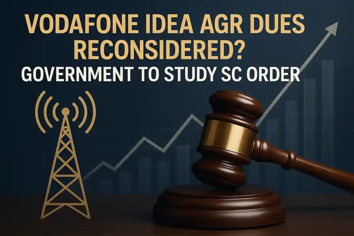 ਸੁਪਰੀਮ ਕੋਰਟ ਵੋਡਾਫੋਨ ਆਈਡੀਆ ਦੇ AGR ਬਕਾਏ 'ਤੇ ਮੁੜ ਵਿਚਾਰ ਕਰਨ ਦਾ ਸੰਕੇਤ ਦੇ ਰਿਹਾ ਹੈ; ਸਰਕਾਰ ਆਰਡਰ ਦੀ ਉਡੀਕ ਕਰ ਰਹੀ ਹੈ