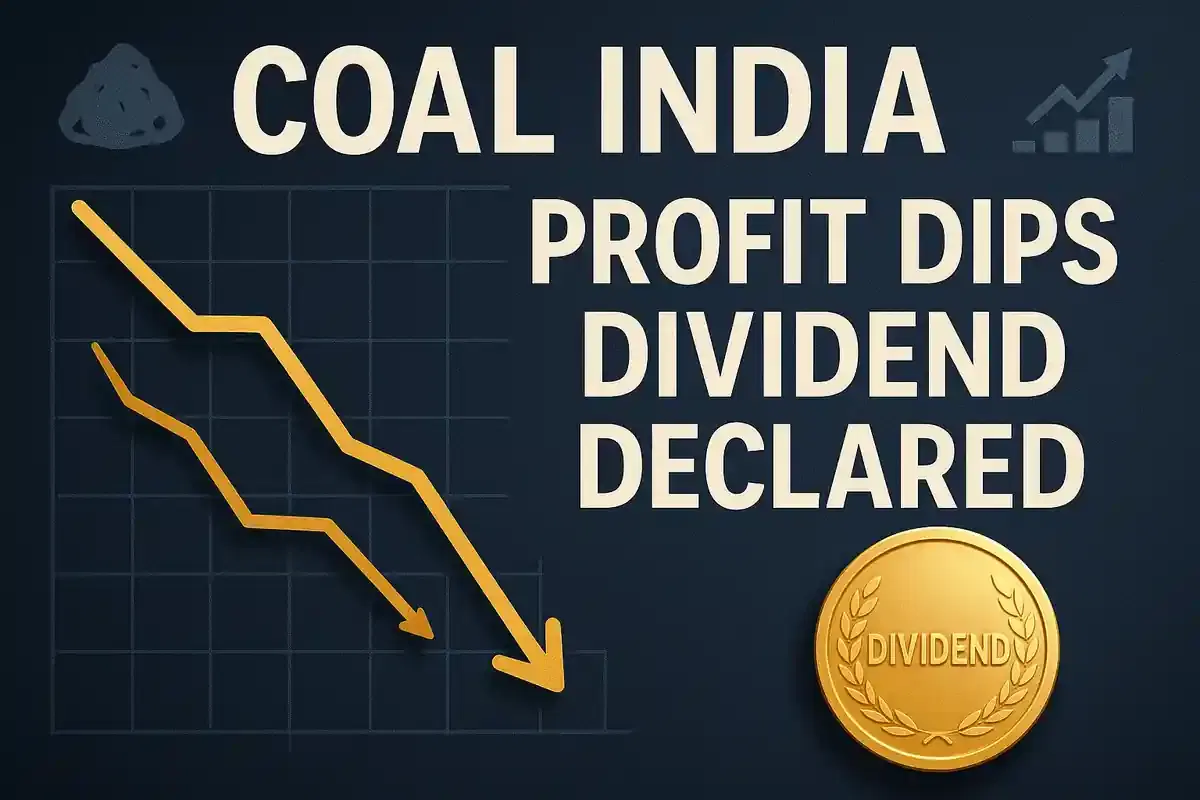 ਕੋਲ ਇੰਡੀਆ ਦਾ ਦੂਜੀ ਤਿਮਾਹੀ 'ਚ ਮੁਨਾਫਾ 32.6% ਘਟਿਆ, GST ਬਦਲਾਅ ਦਰਮਿਆਨ ₹10.25 ਡਿਵੀਡੈਂਡ ਦਾ ਐਲਾਨ