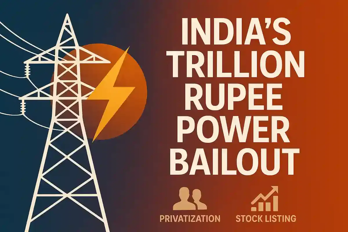 ਰਾਜ ਬਿਜਲੀ ਕੰਪਨੀਆਂ ਲਈ ਨਿੱਜੀਕਰਨ ਦੀਆਂ ਸ਼ਰਤਾਂ ਨਾਲ ₹1 ਲੱਖ ਕਰੋੜ ਤੋਂ ਵੱਧ ਦੇ ਬੇਲਆਊਟ 'ਤੇ ਭਾਰਤ ਵਿਚਾਰ ਕਰ ਰਿਹਾ ਹੈ