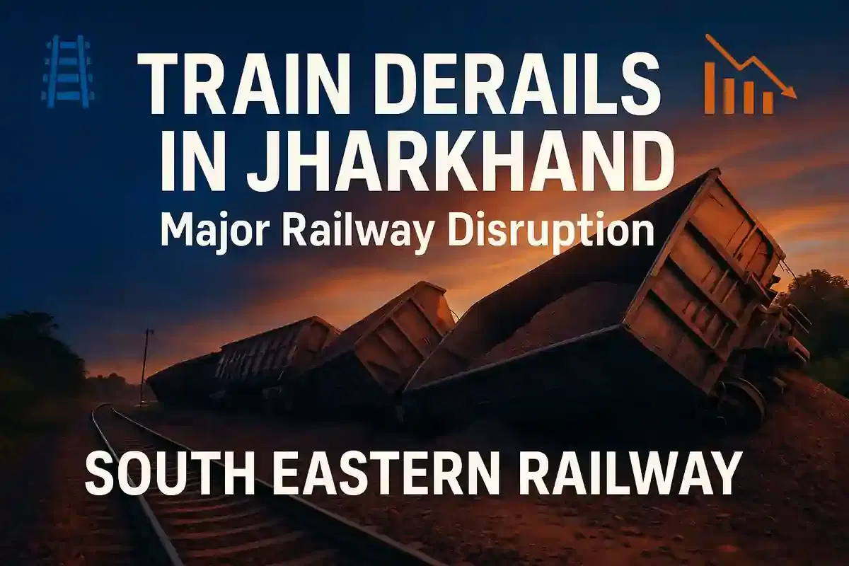 ਝਾਰਖੰਡ ਵਿੱਚ ਗੁਡਸ ਟ੍ਰੇਨ ਪਟੜੀ ਤੋਂ ਉਤਰੀ, ਰੇਲਵੇ ਸੇਵਾਵਾਂ ਅਤੇ ਲੋਹੇ ਦੇ ਅਸ਼ਕ (ਆਇਰਨ ਓਰ) ਦੀ ਢੋਆਢੁਆਈ ਪ੍ਰਭਾਵਿਤ