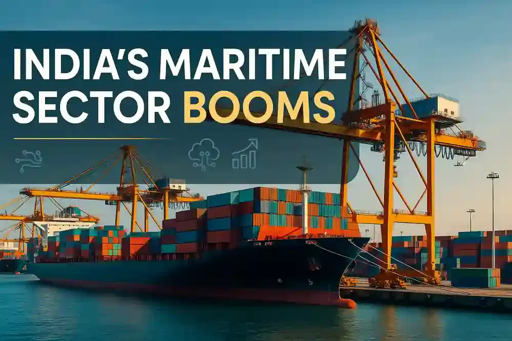 ਪ੍ਰਧਾਨ ਮੰਤਰੀ ਮੋਦੀ ਨੇ ਭਾਰਤ ਦੇ ਸਮੁੰਦਰੀ ਖੇਤਰ (Maritime Sector) ਵਿੱਚ ਤੇਜ਼ੀ ਨਾਲ ਤਰੱਕੀ ਅਤੇ ਕੁਸ਼ਲਤਾ 'ਤੇ ਜ਼ੋਰ ਦਿੱਤਾ