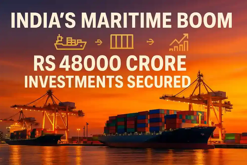 ਕੋਲਕਾਤਾ ਪੋਰਟ ਨੇ ਇੰਡੀਆ ਮੈਰੀਟਾਈਮ ਵੀਕ ਦੌਰਾਨ 48,000 ਕਰੋੜ ਰੁਪਏ ਤੋਂ ਵੱਧ ਦੇ ਰਣਨੀਤਕ ਨਿਵੇਸ਼ ਸੁਰੱਖਿਅਤ ਕੀਤੇ