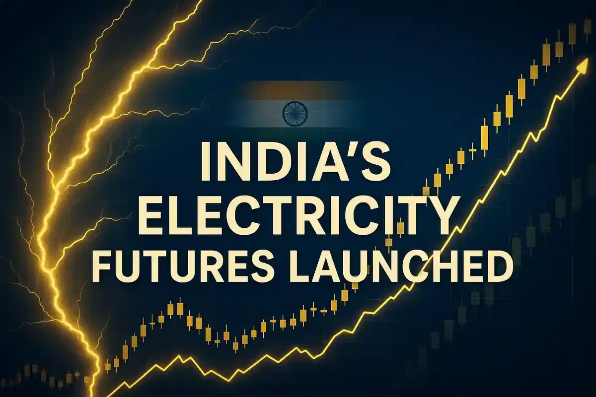 ਬਿਜਲੀ ਬਾਜ਼ਾਰ ਦੀ ਸਥਿਰਤਾ ਵਧਾਉਣ ਲਈ NSE 'ਤੇ ਬਿਜਲੀ ਫਿਊਚਰਜ਼ (Electricity Futures) ਲਾਂਚ ਕੀਤੇ ਗਏ।