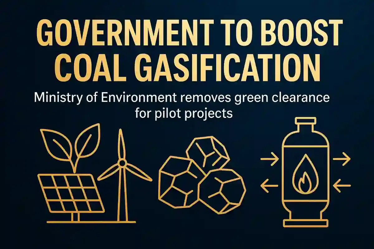 ਜ਼ਮੀਨਦੋਜ਼ ਕੋਲਾ ਗੈਸੀਫਿਕੇਸ਼ਨ (UCG) ਪਾਇਲਟ ਪ੍ਰੋਜੈਕਟਾਂ ਲਈ ਸਰਕਾਰੀ ਗ੍ਰੀਨ ਕਲੀਅਰੈਂਸ ਖਤਮ