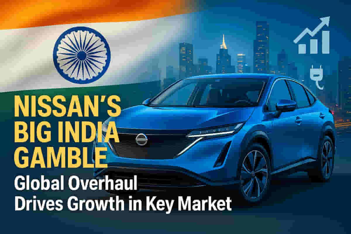 ਵੱਡੇ ਓਵਰਹਾਲ ਦੇ ਵਿਚਕਾਰ, ਨਿਸਾਨ ਗਲੋਬਲ ਵਿਕਾਸ ਲਈ ਭਾਰਤ 'ਤੇ ਵੱਡਾ ਦਾਅ ਲਗਾ ਰਿਹਾ ਹੈ