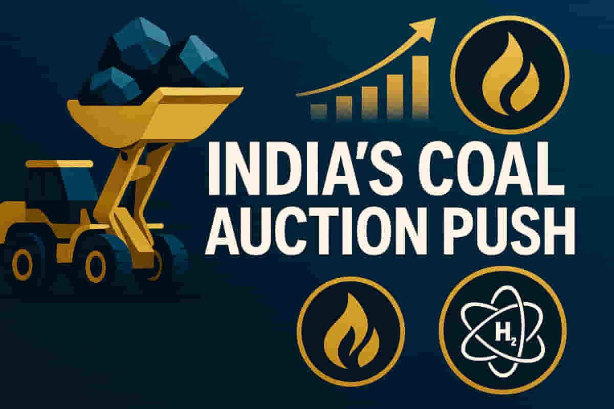 ਭਾਰਤ 41 ਕੋਲਾ ਖਾਣਾਂ ਦੀ ਨਿਲਾਮੀ ਕਰ ਰਿਹਾ ਹੈ, ਸਵੱਛ ਊਰਜਾ ਲਈ ਜ਼ਮੀਨੀ ਗੈਸੀਕਰਨ 'ਤੇ ਜ਼ੋਰ
