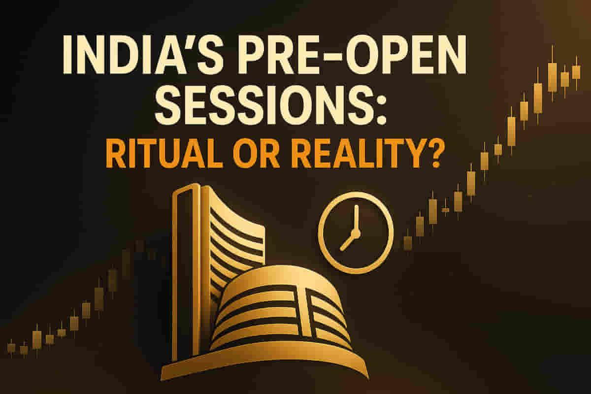 ਭਾਰਤ ਦੇ ਸਟਾਕ ਮਾਰਕੀਟ ਪ੍ਰੀ-ਓਪਨ ਸੈਸ਼ਨ: ਰਸਮਾਂ ਬਿਨਾਂ ਮਹੱਤਵ ਜਾਂ ਸੁਧਾਰ ਲਈ ਇੱਕ ਮਾਮਲਾ?