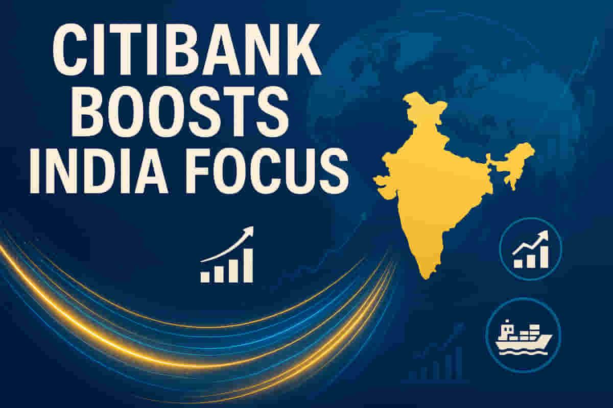 ਸਿਟੀਬੈਂਕ ਭਾਰਤ ਵਿੱਚ ਵੱਡੀ ਪੂੰਜੀ ਲਗਾਉਣ ਦੀ ਯੋਜਨਾ ਬਣਾ ਰਿਹਾ ਹੈ, ਭਾਰਤੀ ਫਰਮਾਂ ਲਈ ਅੰਤਰਰਾਸ਼ਟਰੀ ਸੌਦਿਆਂ ਨੂੰ ਨਿਸ਼ਾਨਾ ਬਣਾ ਰਿਹਾ ਹੈ