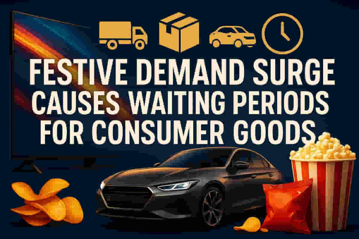 ਤਿਉਹਾਰਾਂ ਦੀ ਮੰਗ ਵਿਚ ਵਾਧੇ ਕਾਰਨ ਸਪਲਾਈ ਚੇਨ ਵਿਚ ਸਮੱਸਿਆਵਾਂ ਅਤੇ ਖਪਤਕਾਰ ਵਸਤਾਂ ਲਈ ਉਡੀਕ ਸਮਾਂ
