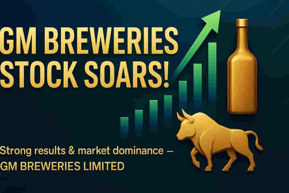 GM Breweries ਸਟਾਕ ਮਹੀਨੇ ਦੌਰਾਨ 77.5% ਵਧਿਆ, ਮਜ਼ਬੂਤ ਤਿਮਾਹੀ ਨਤੀਜਿਆਂ ਅਤੇ ਬਾਜ਼ਾਰ 'ਚ ਦਬਦਬੇ ਕਾਰਨ