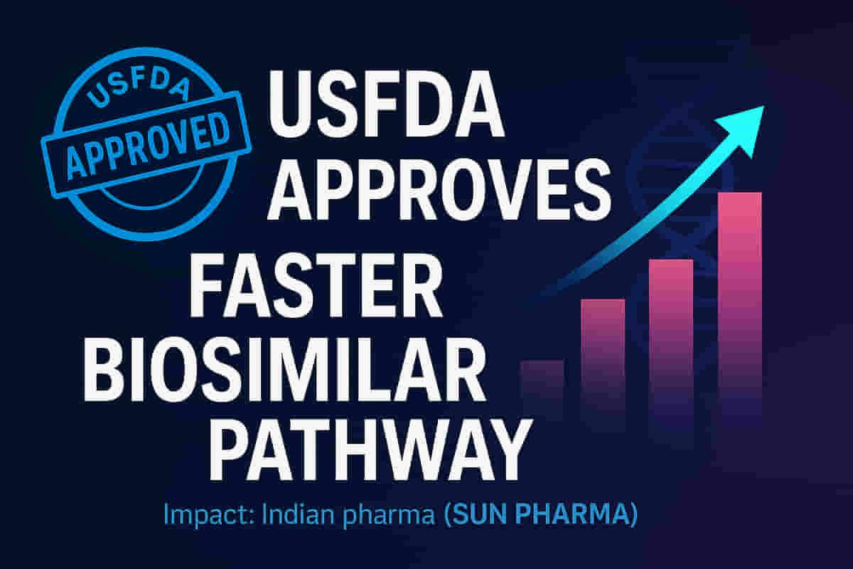 USFDA, ਬਾਇਓਸਿਮਿਲਰ ਡਰੱਗਜ਼ ਲਈ ਤੇਜ਼, ਸਸਤਾ ਰਾਹ ਪ੍ਰਸਤਾਵਿਤ ਕਰਦਾ ਹੈ, ਭਾਰਤੀ ਫਾਰਮਾ ਨੂੰ ਲਾਭ