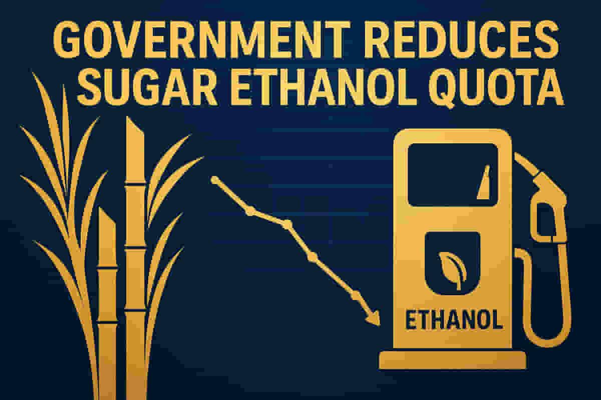ਸ਼ੂਗਰ ਉਦਯੋਗ ਸੰਸਥਾ ਨੇ ਸ਼ੂਗਰ-ਅਧਾਰਿਤ ਫੀਡਸਟੌਕਸ ਤੋਂ ਇਥੇਨੌਲ ਕੋਟਾ ਘਟਾਉਣ 'ਤੇ ਚਿੰਤਾ ਪ੍ਰਗਟਾਈ