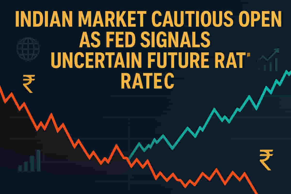 ਭਾਰਤੀ ਬਾਜ਼ਾਰ ਖੁੱਲ੍ਹੇ ਸਾਵਧਾਨੀ ਨਾਲ, ਰਲਵੇਂ-ਮਿਲਵੇਂ ਗਲੋਬਲ ਸੰਕੇਤ ਅਤੇ ਫੈਡ ਰੇਟ ਕਟ ਦੇ ਇਸ਼ਾਰਿਆਂ ਦਰਮਿਆਨ