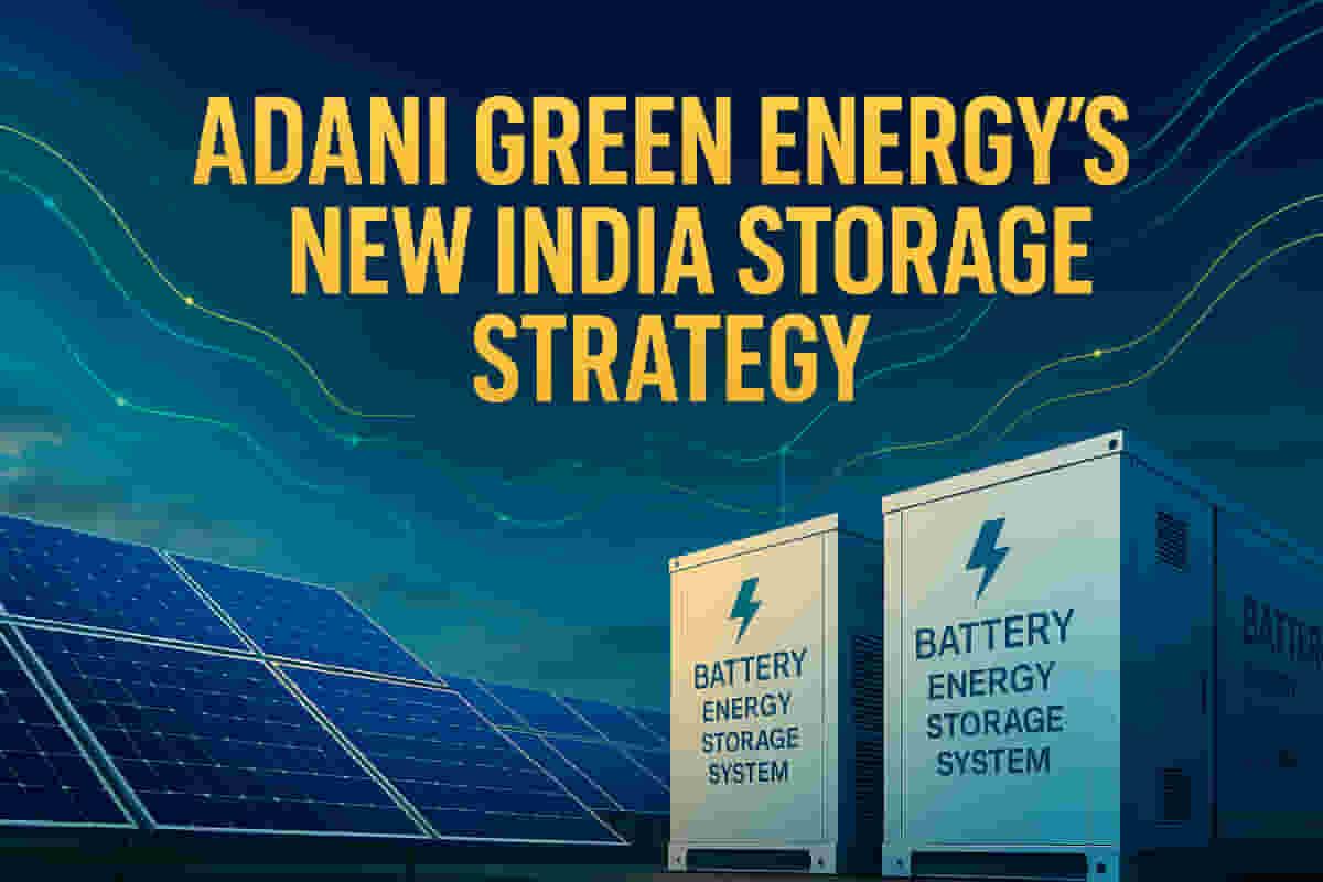 ਅਡਾਨੀ ਗ੍ਰੀਨ ਐਨਰਜੀ ਭਾਰਤ ਦੀ ਸਭ ਤੋਂ ਵੱਡੀ ਬੈਟਰੀ ਸਟੋਰੇਜ ਰਣਨੀਤੀ ਲਾਂਚ ਕਰੇਗੀ