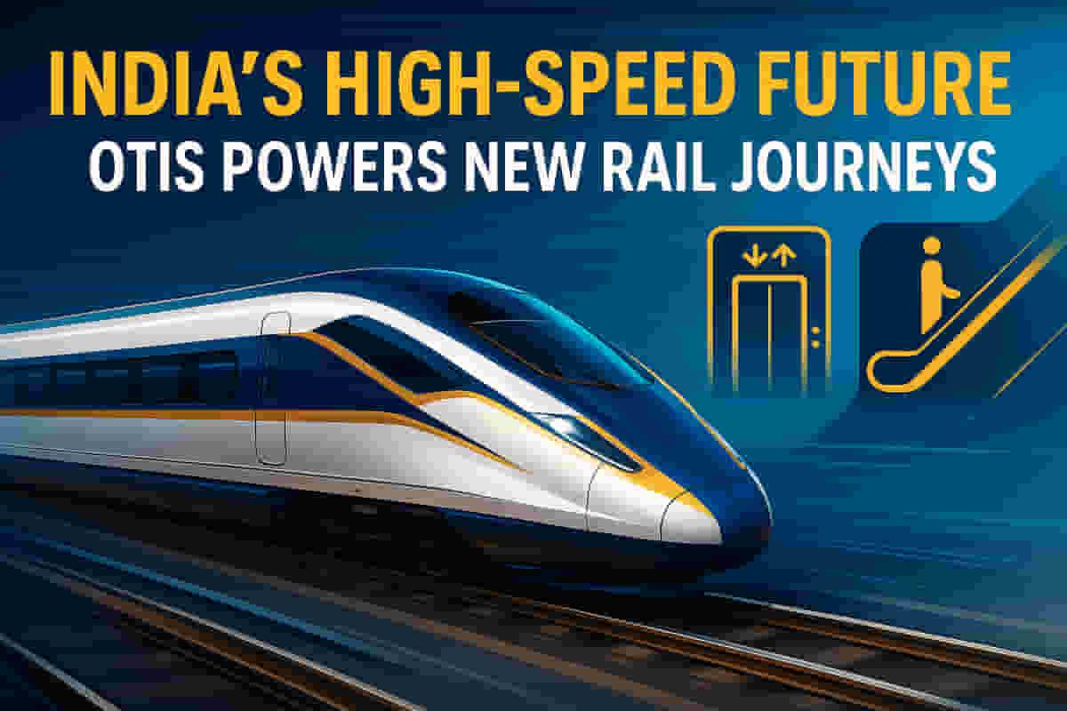 ਓਟਿਸ ਇੰਡੀਆ ਨੂੰ ਮੁੰਬਈ-ਅਹਿਮਦਾਬਾਦ ਹਾਈ-ਸਪੀਡ ਰੇਲ ਕੋਰੀਡੋਰ ਲਈ ਐਲੀਵੇਟਰ ਅਤੇ ਐਸਕੇਲੇਟਰਾਂ ਦੇ ਆਰਡਰ ਮਿਲੇ