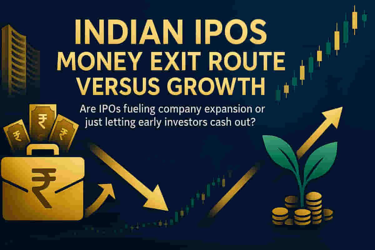 ਭਾਰਤੀ IPOs ਅਕਸਰ ਕੰਪਨੀ ਦੇ ਵਾਧੇ ਲਈ ਨਹੀਂ, ਸਗੋਂ ਅੰਦਰੂਨੀ ਨਿਕਾਸ (Exit) ਲਈ ਵਰਤੇ ਜਾਂਦੇ ਹਨ: ਵਿਸ਼ਲੇਸ਼ਕ ਦੀ ਚੇਤਾਵਨੀ