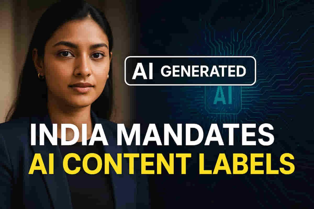 AI-Generated Content ਦੀ ਲੇਬਲਿੰਗ ਲਈ ਭਾਰਤ ਨੇ ਨਵੇਂ ਨਿਯਮ ਪ੍ਰਸਤਾਵਿਤ ਕੀਤੇ