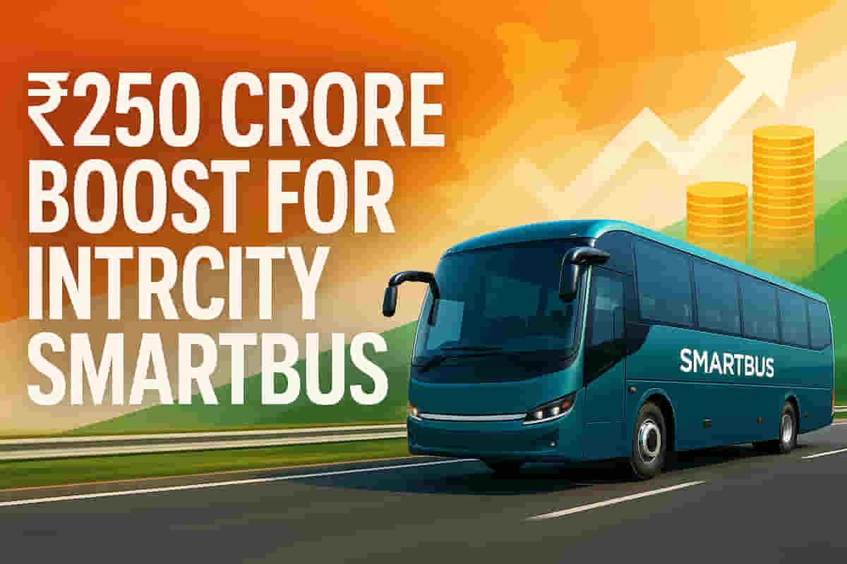 IntrCity SmartBus ਨੇ ₹250 ਕਰੋੜ ਸੀਰੀਜ਼ D ਫੰਡਿੰਗ ਹਾਸਲ ਕੀਤੀ, A91 ਪਾਰਟਨਰਜ਼ ਦੀ ਅਗਵਾਈ ਹੇਠ, ਭਾਰਤ ਦੀ ਇੰਟਰਸਿਟੀ ਯਾਤਰਾ ਨੂੰ ਬੂਸਟ ਕਰਨ ਲਈ