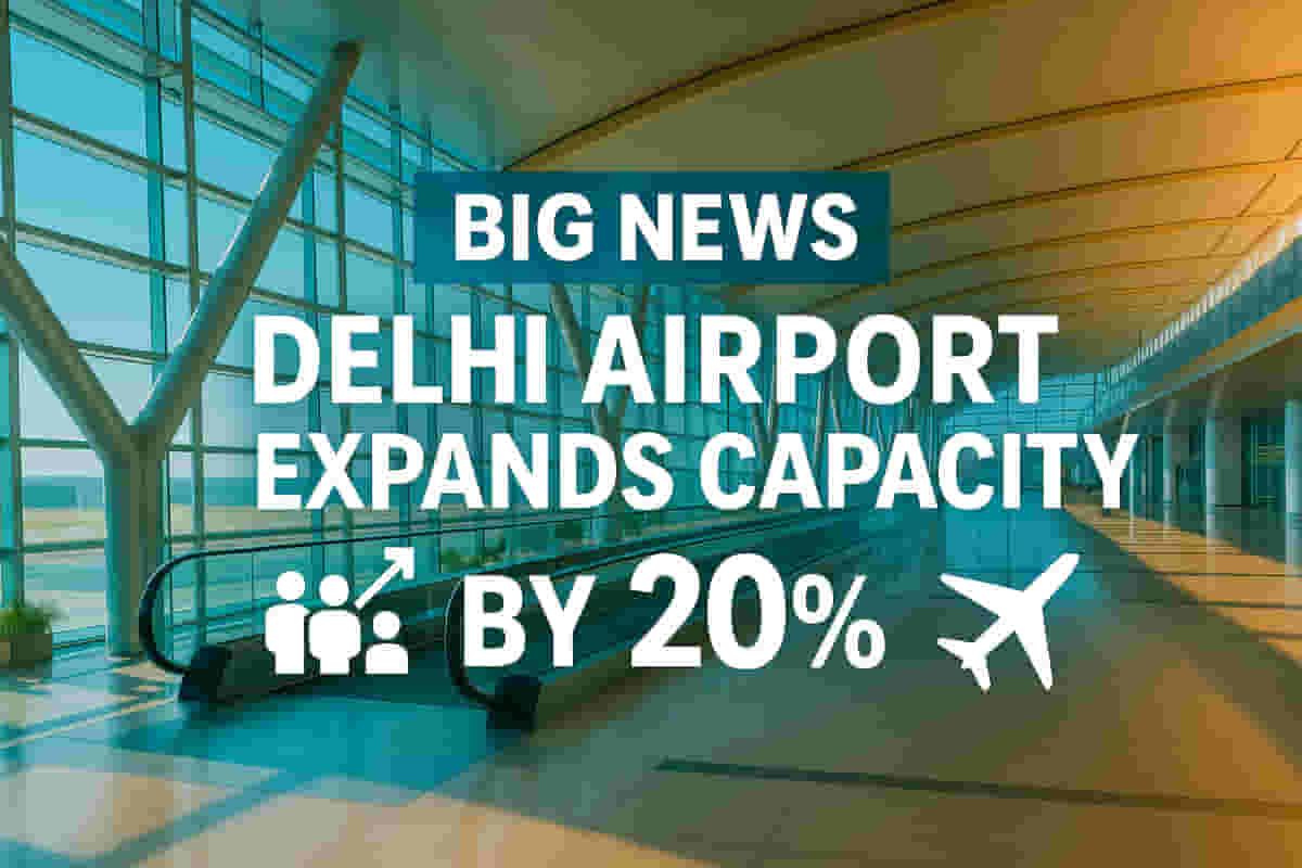 ਦਿੱਲੀ ਏਅਰਪੋਰਟ 2030 ਤੱਕ 20% ਸਮਰੱਥਾ ਵਧਾਉਣ ਦੀ ਯੋਜਨਾ ਬਣਾ ਰਿਹਾ ਹੈ।