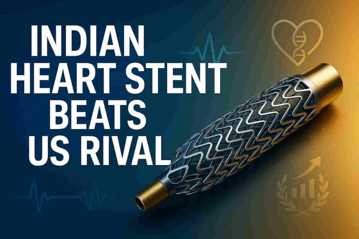 ਹਾਈ-ਰਿਸਕ ਮਰੀਜ਼ਾਂ ਵਿੱਚ ਅਮਰੀਕੀ ਵਿਰੋਧੀ ਨੂੰ ਪਛਾੜਨ ਵਾਲਾ ਭਾਰਤੀ ਹਾਰਟ ਸਟੈਂਟ 'ਸੁਪਰਾਫਲੈਕਸ ਕਰੂਜ਼'