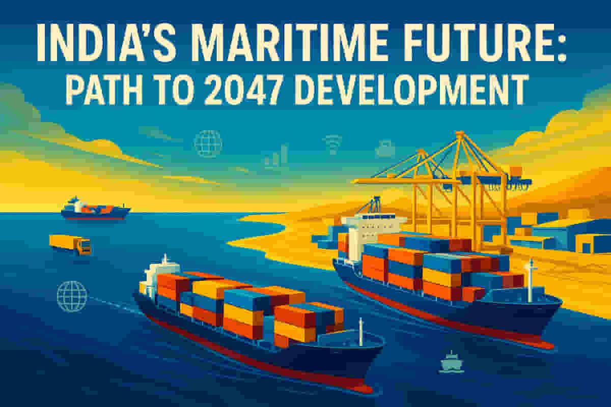 ਭਾਰਤ 2047 ਤੱਕ ਵਿਕਸਤ ਰਾਸ਼ਟਰ ਬਣਨ ਲਈ ਸਮੁੰਦਰੀ ਖੇਤਰ (Maritime Sector) 'ਤੇ ਧਿਆਨ ਕੇਂਦਰਿਤ ਕਰ ਰਿਹਾ ਹੈ